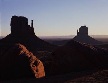 Mittens at Sunrise - Monument Valley